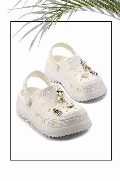 Bambi White Women's Slippers K 04445410059