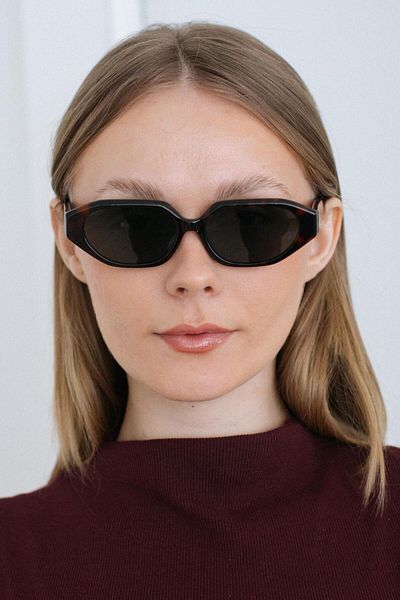 Bilge Karga Aros Leopard Green Sunglasses
