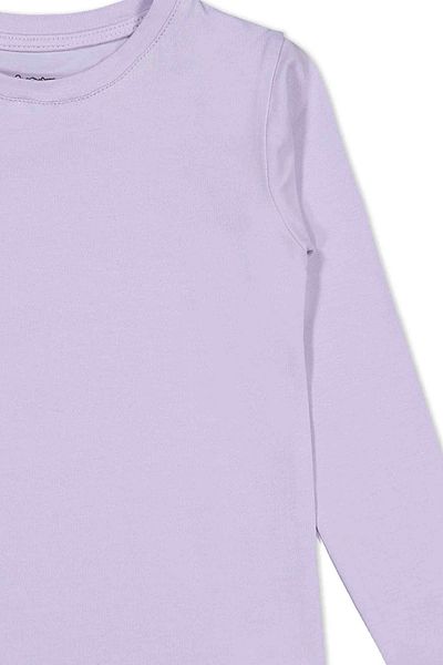 Divonette Unisex Long Sleeve 3-Piece Set Solid Color T-Shirt - Girl Boy