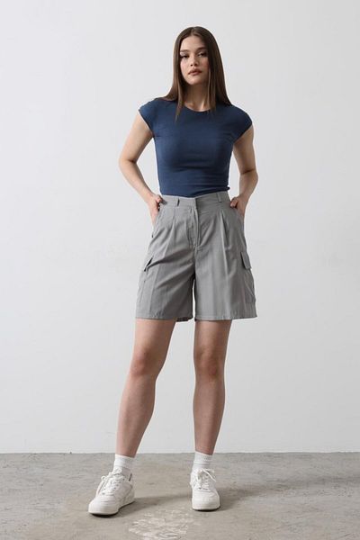 POLEXP Vogueway Cargo Pocket Shorts - Gray