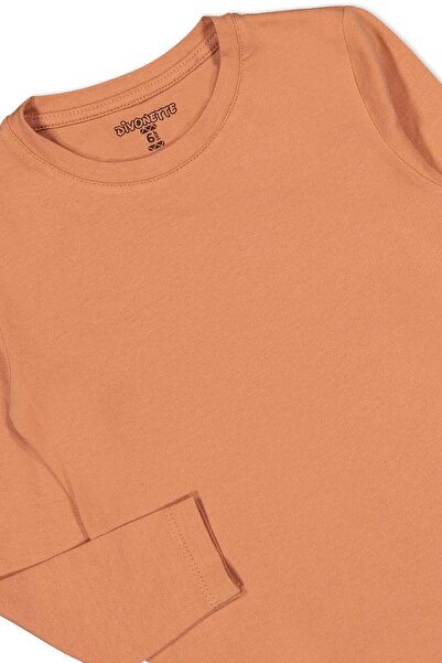 Divonette Kız Ve Erkek Pamuklu 3'lü Set Düz Unisex Tişört - Çocuk Giyim