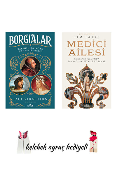 Kronik Kitap Medici Ailesi-Borgialar 2 Kitap Kelebek Ayraç Hediyeli