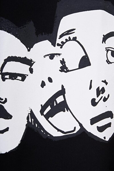 Machinist Macstar Heads Men's Oversize Black T-Shirt