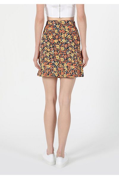 Colin's Regular Fit Floral Women's Multicolored Skirt