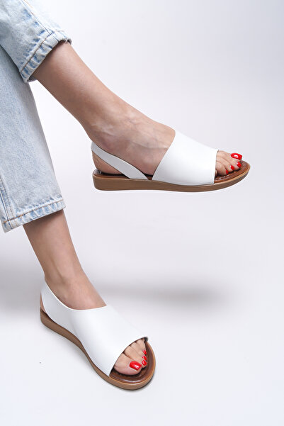 Riccon Melivyre Women's Sandals No: 0012505   White