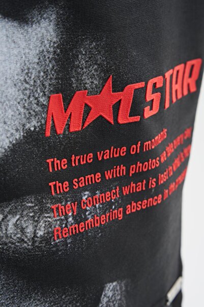 Machinist Ανδρικό μπλουζάκι Macstar Μαύρο Oversize - Σχέδιο Snake Face