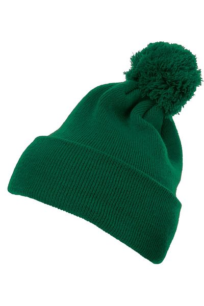 Flexfit Cuffed Pom Pom Knit Beanie