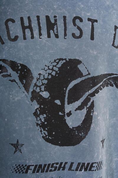 Machinist Ανδρικό μπλουζάκι με στάμπα με στάμπα Ghost Spotted