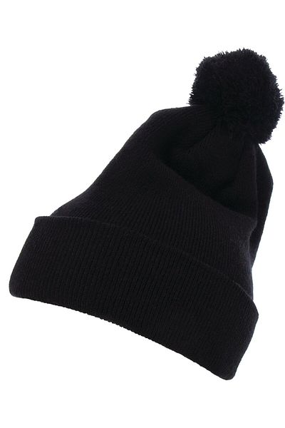 Flexfit Cuffed Pom Pom Knit Beanie