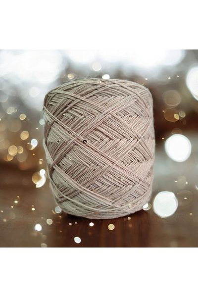 Kırlangıç Fine Cotton Cotton & Sequins Mix Design Hand Knitting Rope 250 Gr