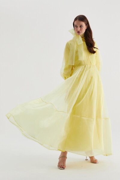 MARKALİSTE Rochie de seara Katy galbena