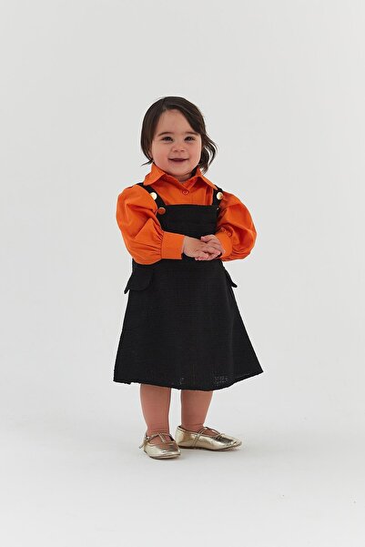 MARKALİSTE Black Tweed Salopet