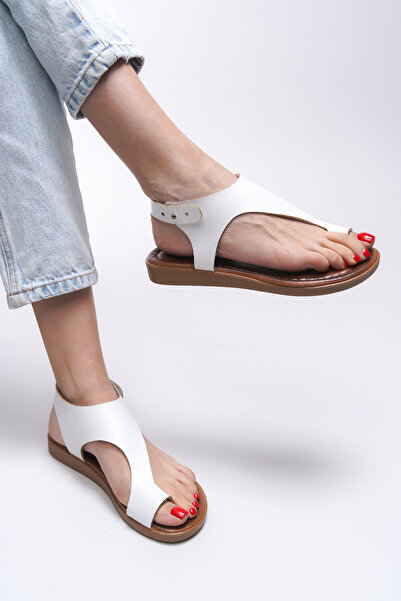 Riccon Halyriani Women's Sandals 0012837   White