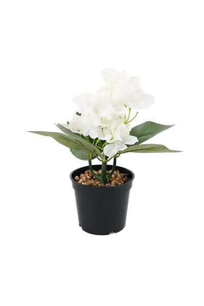 Ella Home Aranjament In Ghivechi, Beautiful, Alb, 26cm - Alb, Plastic, 26cm
