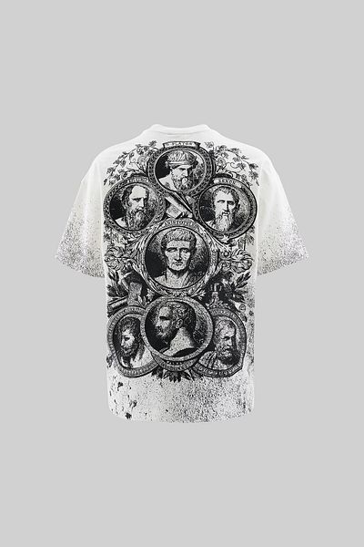 Machinist Men's Philosophers Oversize Ecru T-Shirt