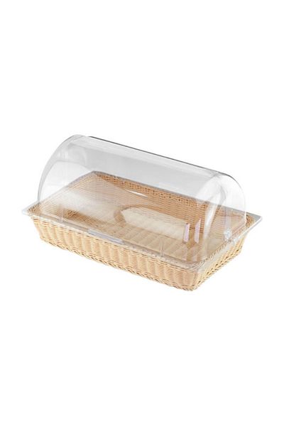 Stalgast Rectangular bread basket with lid, 53x32.5x9 cm