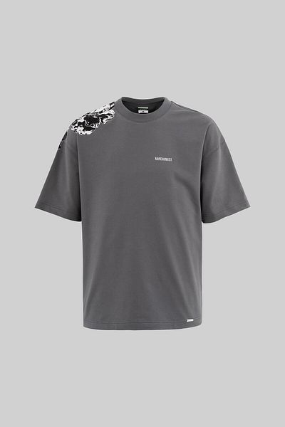 Machinist Tricou pentru bărbați Medusa Fragmented Oversize Smoked