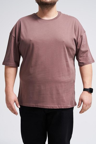Machinist Men's Plus Size Basic Damson T-Shirt