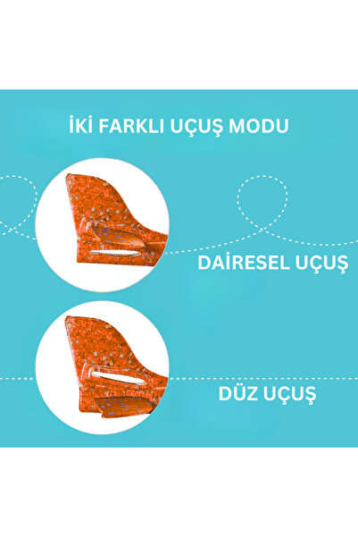 KanatGo Mavi & Turuncu Çocuk Köpük Uçak 2'li Set - El Planörü, Elle Atılan Dayanıklı Uçan Oyuncak