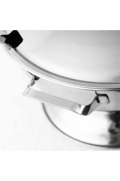 Stalgast Stainless steel soup pot with lid, 3 liters
