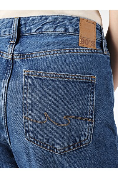 Colin's 884 Lauren Straight Fit Γυναικείο Μπλε Τζιν Παντελόνι Cl1062288