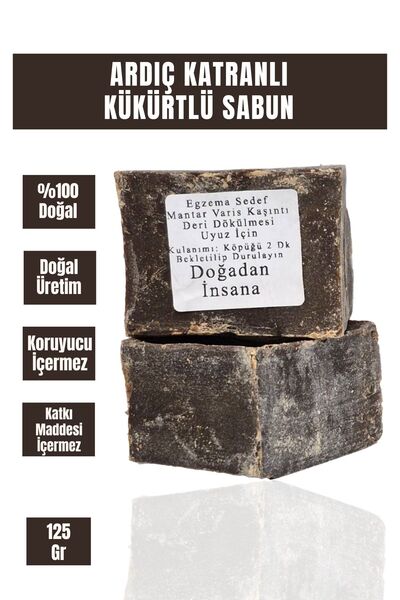 Genel Markalar Ardıç Katranlı Kükürtlü Sabun 125 gr