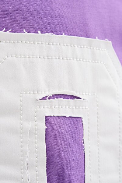 Machinist Чоловіча футболка Jersey Style Oversize фіолетова