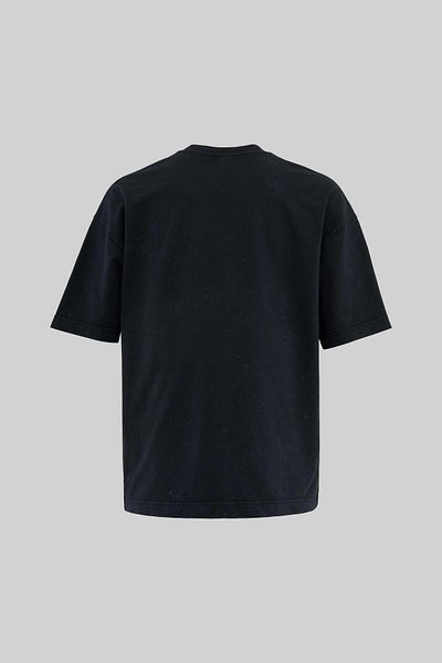 Machinist Men's Doberman Graphic Printed Washable Oversize Black T-Shirt
