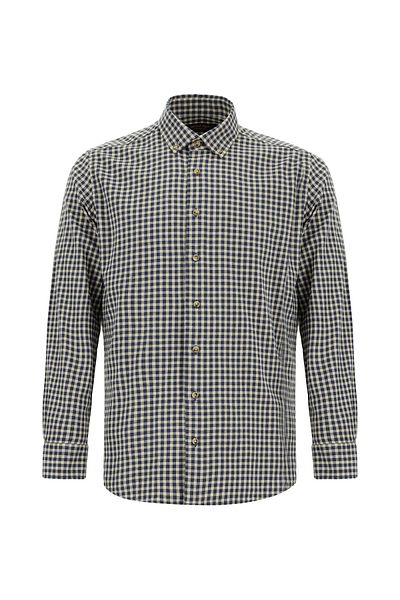 Abdullah Kiğılı Long Sleeve Slim Fit Slim Fit Lumberjack Plaid Cotton Button Collar Shirt