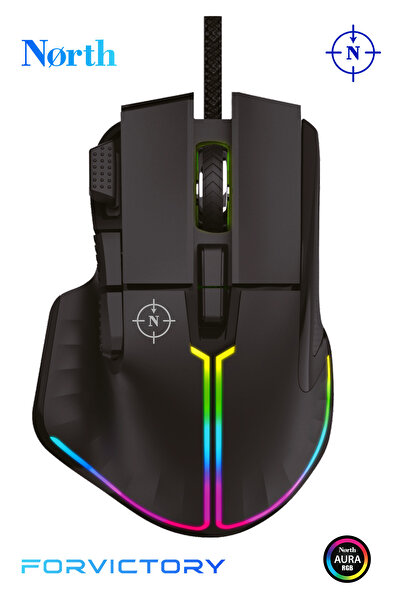 Genel Markalar Ragnarok Rgb 12.800 Dpı 400 Ips 50g Pmw3389 Makrolu Gaming Oyuncu Mouse