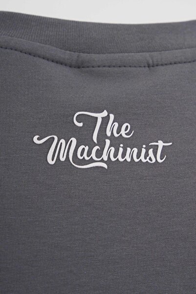 Machinist Men's Golden Tears Printed Oversize Smoked T-Shirt