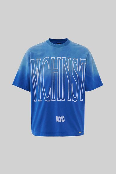 Machinist Men's Mchnst Washed Oversize Soft Blue T-Shirt