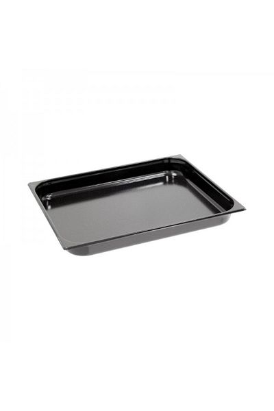 Stalgast Enamelled steel gastronorm tray, GN 2/1, 65 mm height, 650x530x65 mm