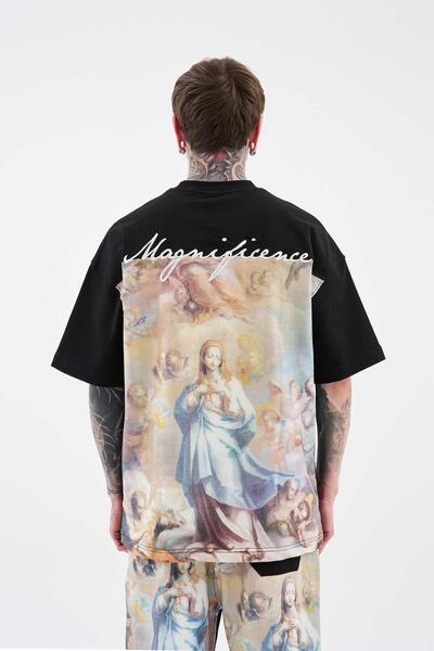 Machinist Ανδρικό μπλουζάκι με στάμπα σε στυλ μπαρόκ