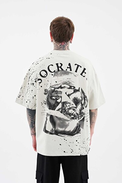 Machinist Чоловіча футболка Oversize космічного сірого кольору