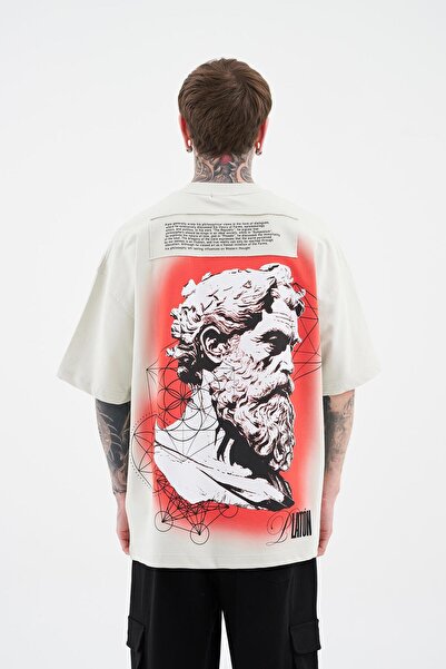 Machinist Чоловіча футболка Platon Oversize космічного сірого кольору