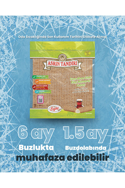 ASRIN TANDIRI 1 Paket Ekşi Mayalı Arpa Lavaş Ekmeği 1 Paket Ekşi Mayalı Kepekli Lavaş Ekmeği