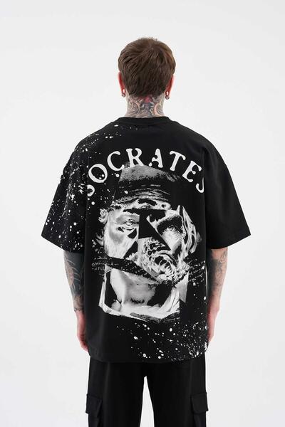 Machinist Ανδρικό μπλουζάκι Philosophers Oversize μαύρο