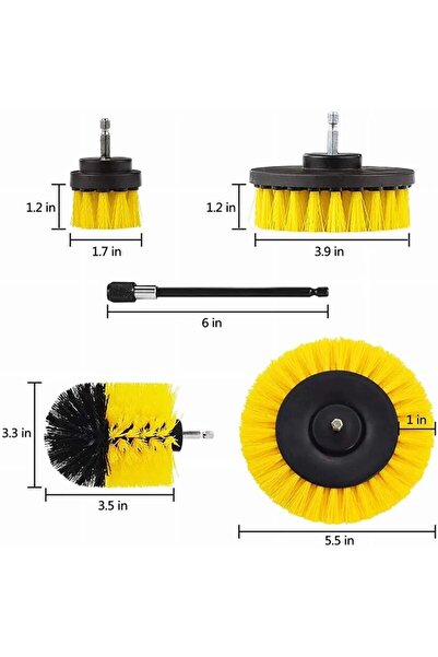 Choice1 100774 22/3 قطع طقم فرشاة الحفر الكهربائية فرشاة تنظيف كهربائية للسجا...
