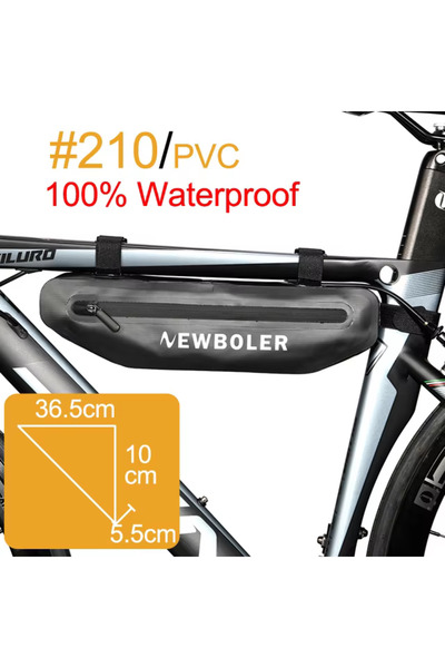 Choice حقيبة دراجة PAC052 NEWBOLER مقاومة للمطر ذات سعة كبيرة وحقيبة مثلثة ال...