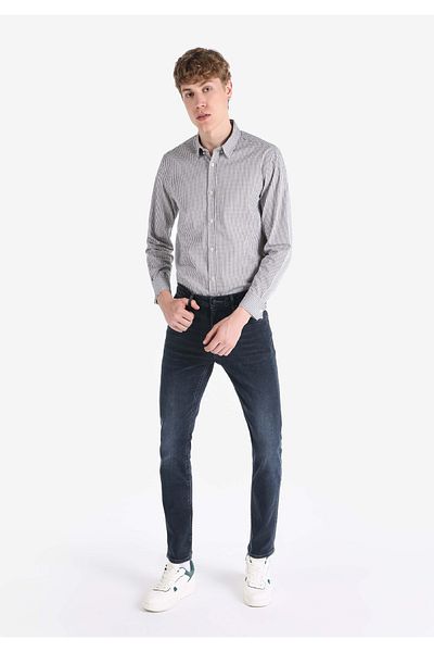 Colin's 044 Karl Straight Fit Low Waist Straight Leg Men's Dark Blue Jean Pants