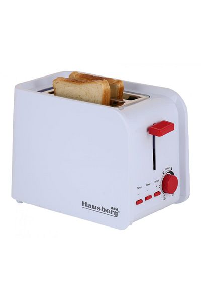 Hausberg Topinkovač HB-195RS, 750 W, 2 plátky, funkce rozmrazování, funkce ohřívání, 6 rychlostí