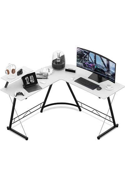 ALMUFARREJ Gaming Table, Office Desk L Shape High Quality