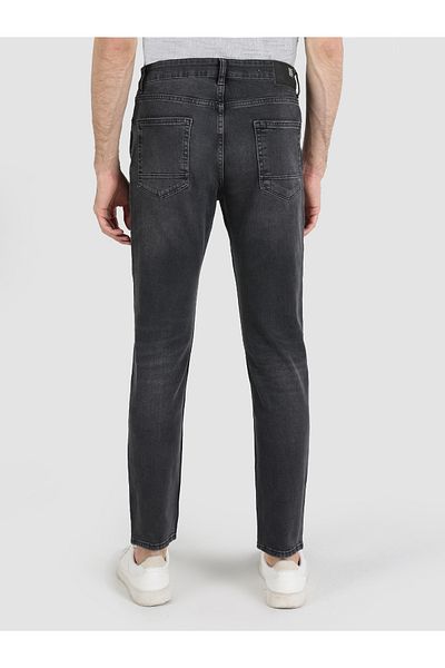 Colin's Ryan 035 Black Men's Trousers - High Waist, Super Slim Fit, Skinny Leg