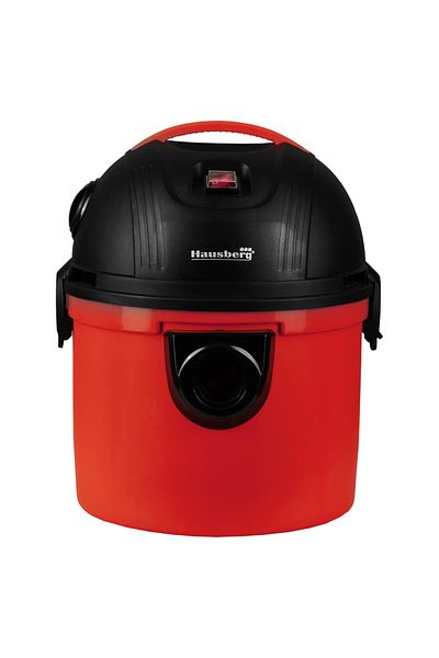 Hausberg Multifunctional Vacuum Cleaner Hb-2095rz, Wet and Dry Vacuuming, 1000 W, 15 L, Hepa Filter, Red-Black