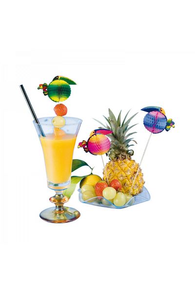 LEONE Set of 100 decorative drink accessories, Tucano, 18 cm