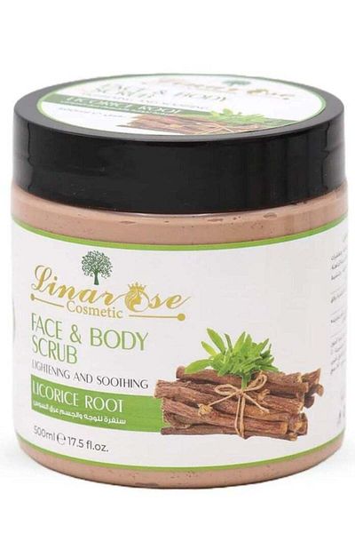 Linarose Licorice Face and Body Scrub - 500 ml