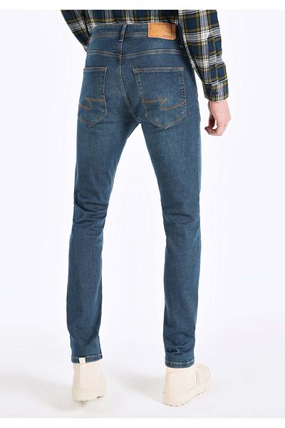 Colin's 044 Karl Straight Fit Low Waist Straight Leg Men's Blue Jean Pants