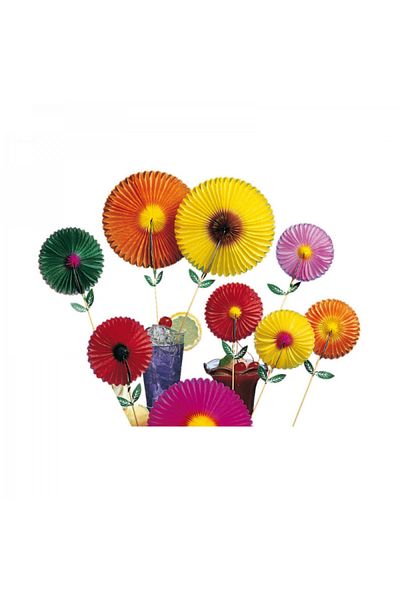 LEONE Set of 100 Decorative Drink Accessories, Dalia, 24 Cm
