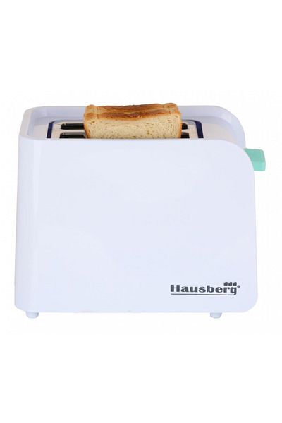 Hausberg Toaster HB-195BL, 750 W, 2 slices, defrost function, reheat function, 6 speeds
